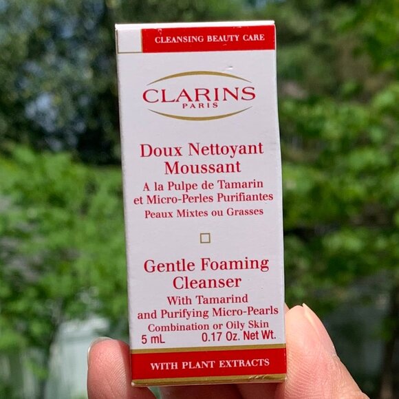 Clarins Plant Extracts Gentle Foaming Cleanser & Firming Brightening Serum 2pc - Picture 2 of 9